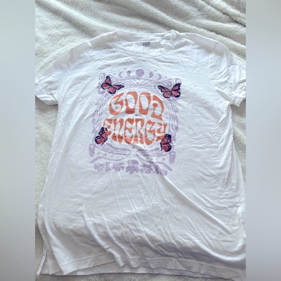 PINK Cotton Slub Short-Sleeve Campus T-Shirt - Picture 4 of 5